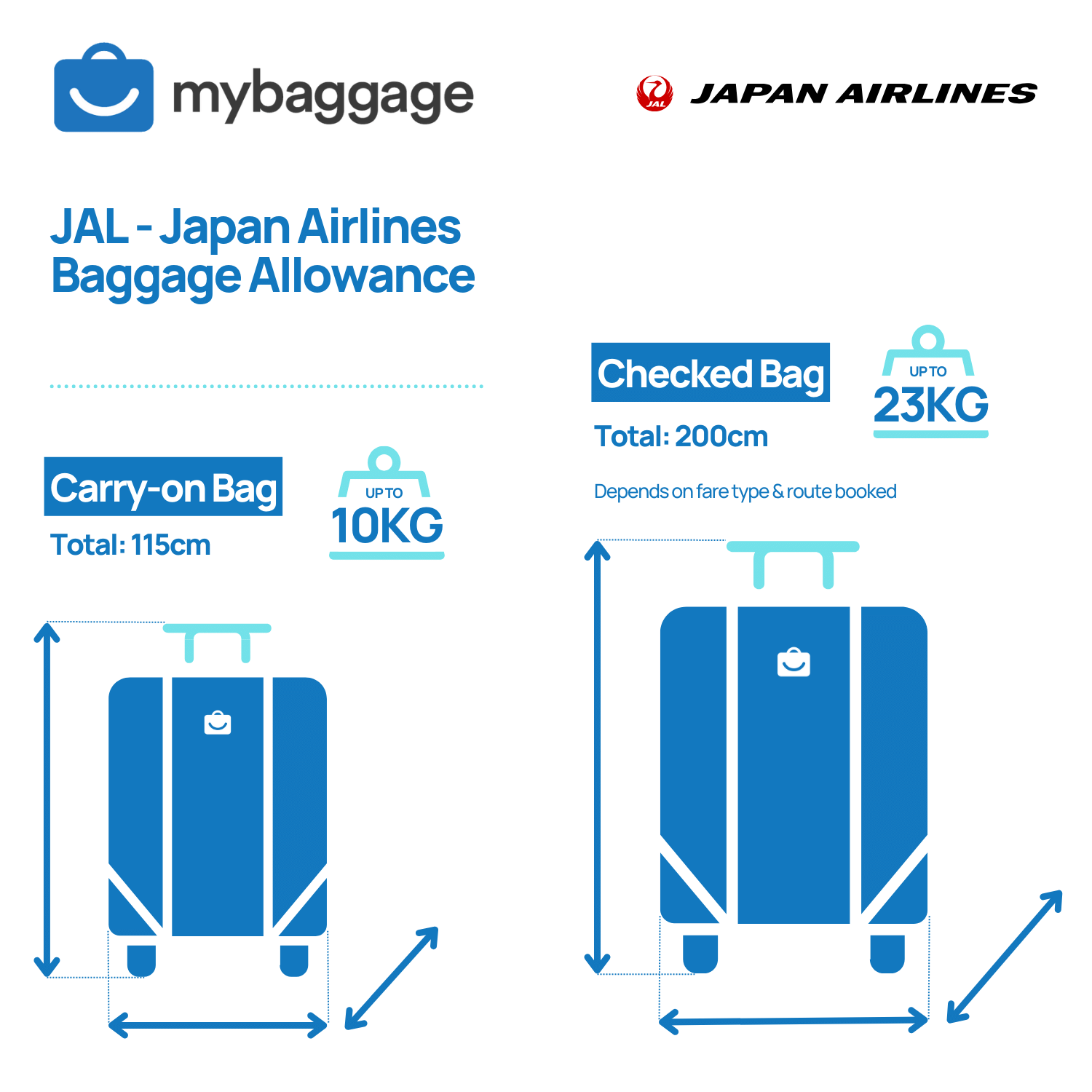 Japan Airlines Baggage Allowance