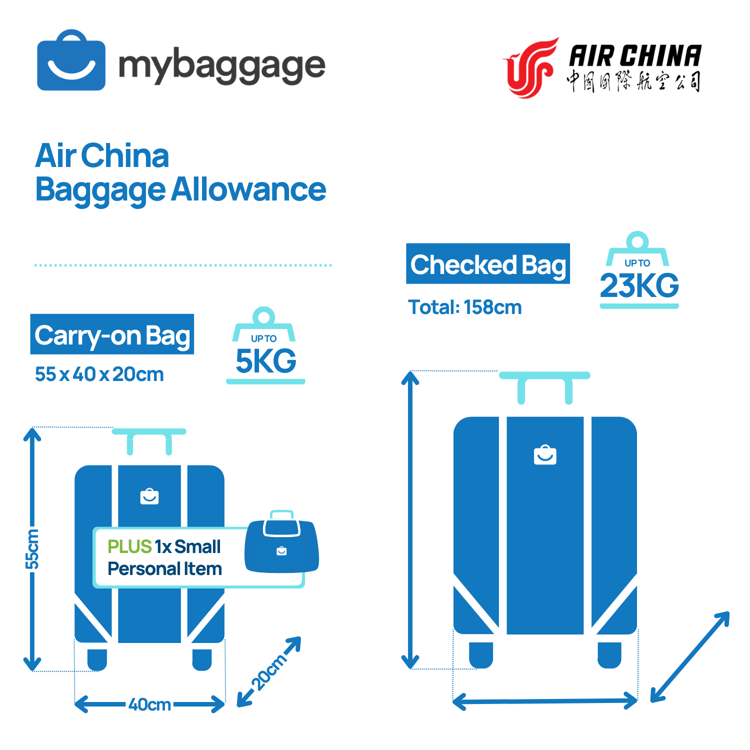 Air China 2024 Baggage Allowance - My Baggage